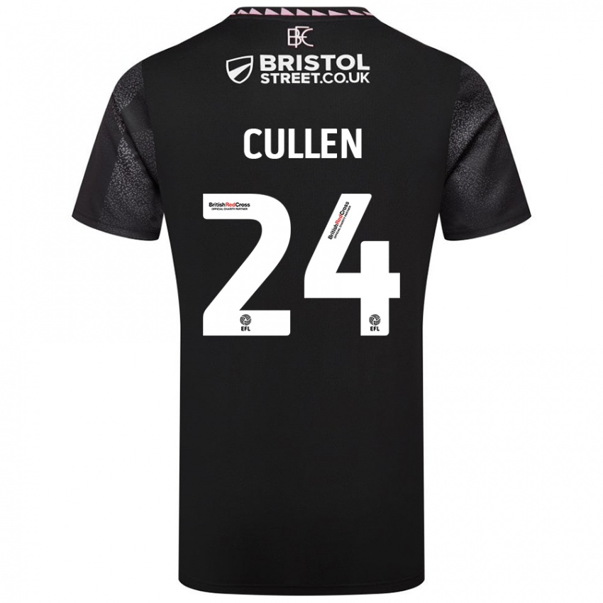 Niño Camiseta Josh Cullen #24 Negro 2ª Equipación 2024/25 La Camisa Argentina