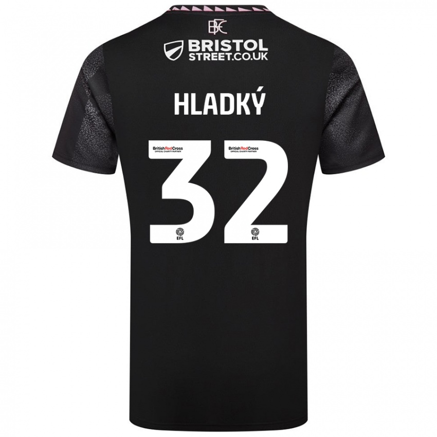 Niño Camiseta Vaclav Hladky #32 Negro 2ª Equipación 2024/25 La Camisa Argentina