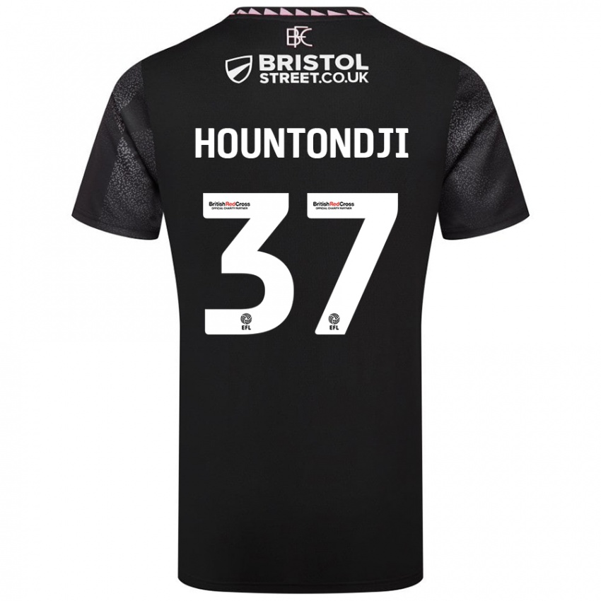 Niño Camiseta Andreas Hountondji #37 Negro 2ª Equipación 2024/25 La Camisa Argentina