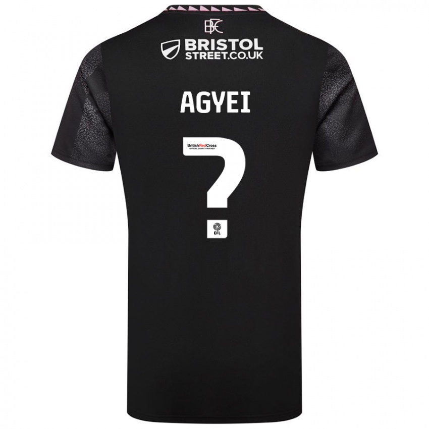 Niño Camiseta Enock Agyei #0 Negro 2ª Equipación 2024/25 La Camisa Argentina