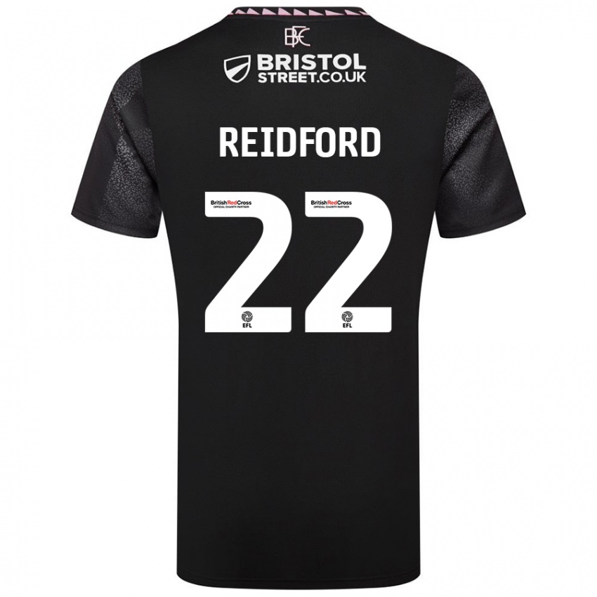 Niño Camiseta Isabella Reidford #22 Negro 2ª Equipación 2024/25 La Camisa Argentina