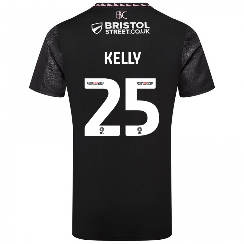 Niño Camiseta Aimee Kelly #25 Negro 2ª Equipación 2024/25 La Camisa Argentina