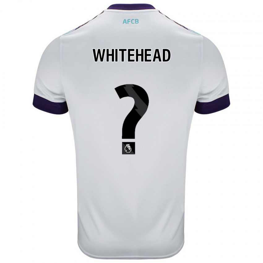 Niño Camiseta Tommy Whitehead #0 Blanco Verde Púrpura 2ª Equipación 2024/25 La Camisa Argentina