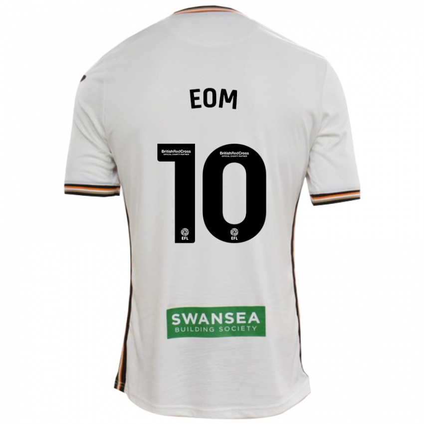 Hombre Camiseta Ji-Sung Eom #10 Blanco 1ª Equipación 2024/25 La Camisa Argentina