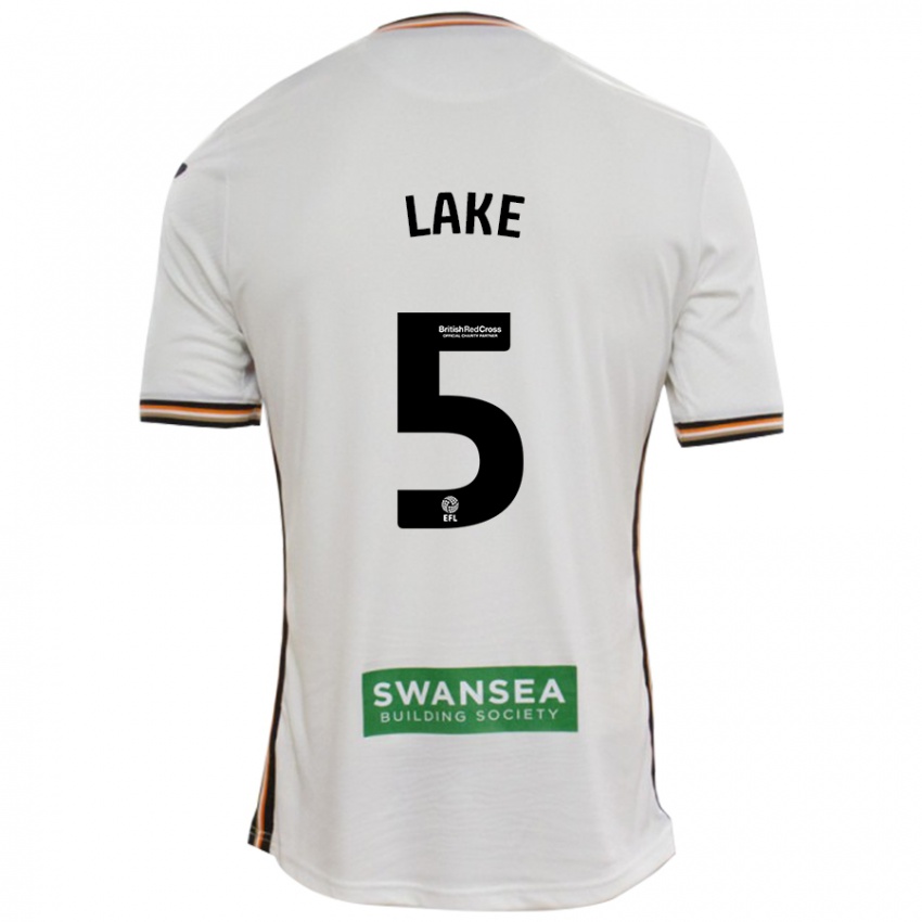 Hombre Camiseta Ellie Lake #5 Blanco 1ª Equipación 2024/25 La Camisa Argentina