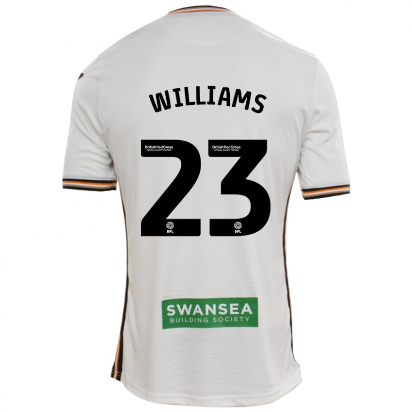 Hombre Camiseta Jessica Williams #23 Blanco 1ª Equipación 2024/25 La Camisa Argentina