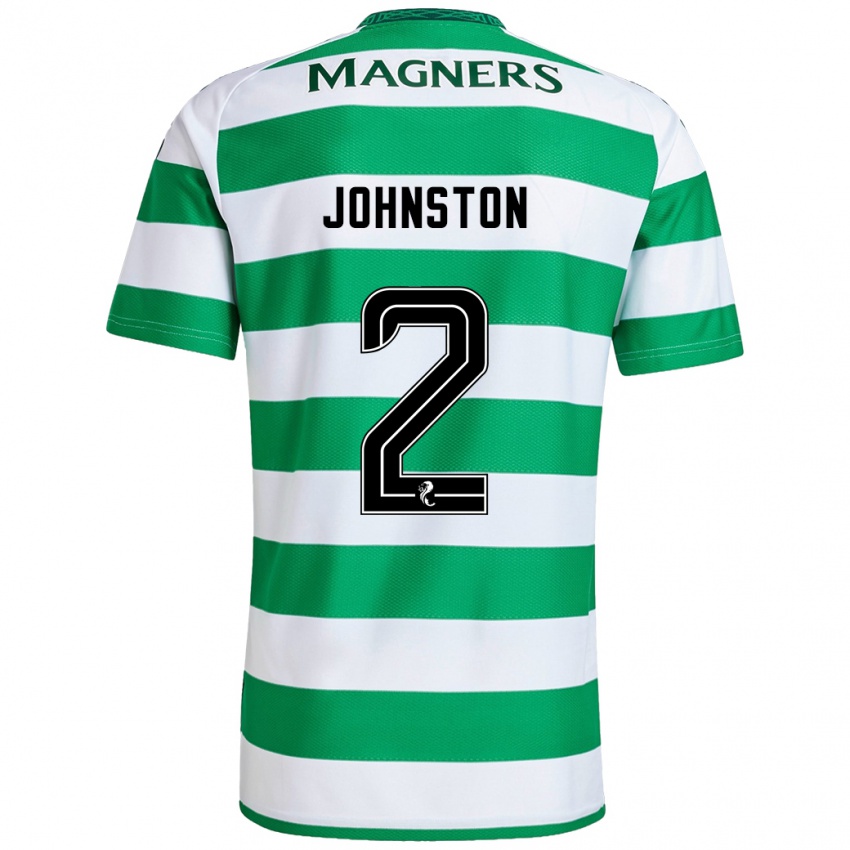 Hombre Camiseta Alistair Johnston #2 Verde Blanco 1ª Equipación 2024/25 La Camisa Argentina