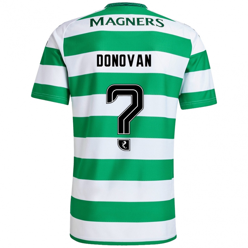 Hombre Camiseta Colby Donovan #0 Verde Blanco 1ª Equipación 2024/25 La Camisa Argentina