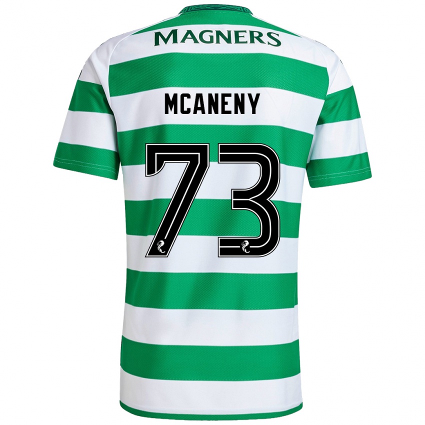 Hombre Camiseta Maria Mcaneny #73 Verde Blanco 1ª Equipación 2024/25 La Camisa Argentina