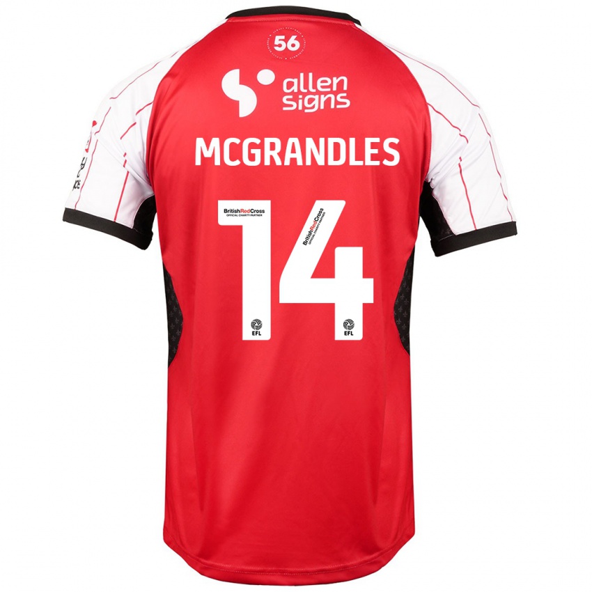 Hombre Camiseta Conor Mcgrandles #14 Blanco 1ª Equipación 2024/25 La Camisa Argentina