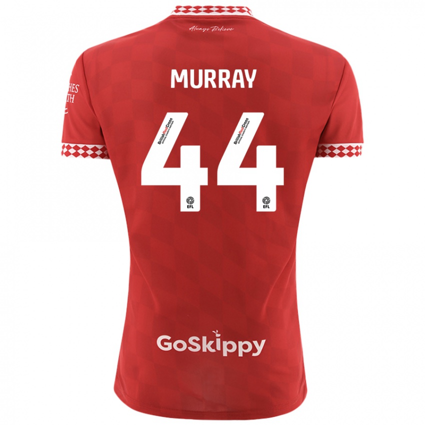 Hombre Camiseta Satara Murray #44 Rojo 1ª Equipación 2024/25 La Camisa Argentina