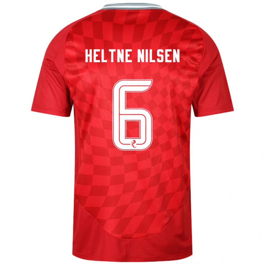 Hombre Camiseta Sivert Heltne Nilsen #6 Rojo 1ª Equipación 2024/25 La Camisa Argentina