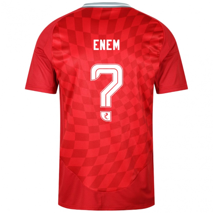 Hombre Camiseta Victor Enem #0 Rojo 1ª Equipación 2024/25 La Camisa Argentina