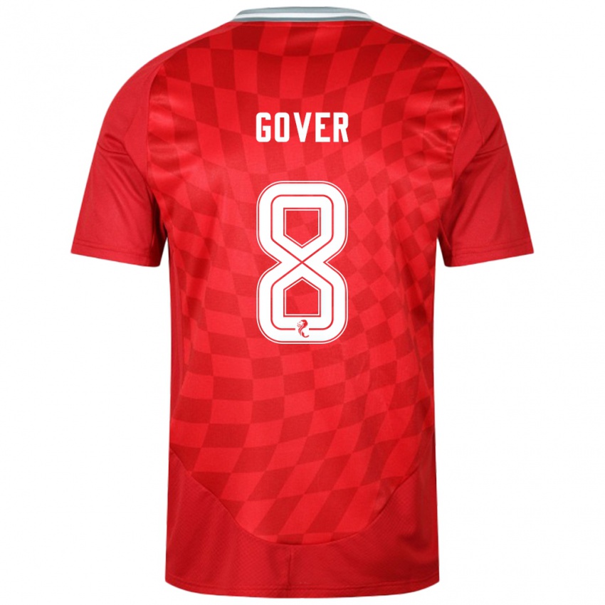 Hombre Camiseta Chloe Gover #8 Rojo 1ª Equipación 2024/25 La Camisa Argentina