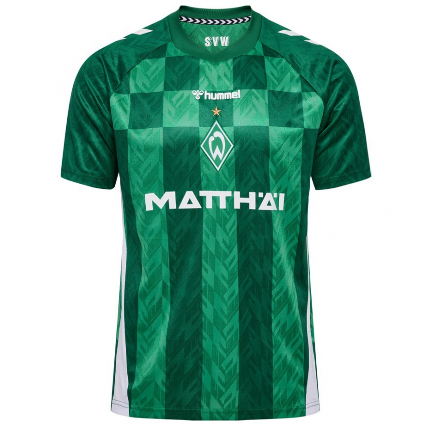 Hombre Camiseta Dominik Kasper #24 Verde 1ª Equipación 2024/25 La Camisa Argentina