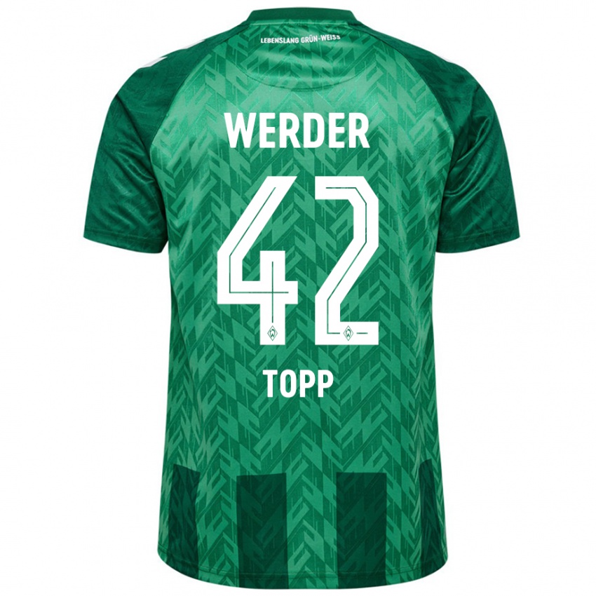 Hombre Camiseta Keke Topp #42 Verde 1ª Equipación 2024/25 La Camisa Argentina