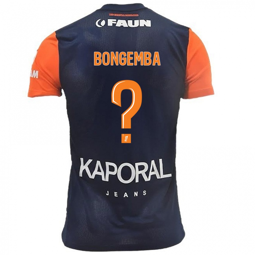 Hombre Camiseta Edvin Bongemba #0 Azul Marino Naranja 1ª Equipación 2024/25 La Camisa Argentina