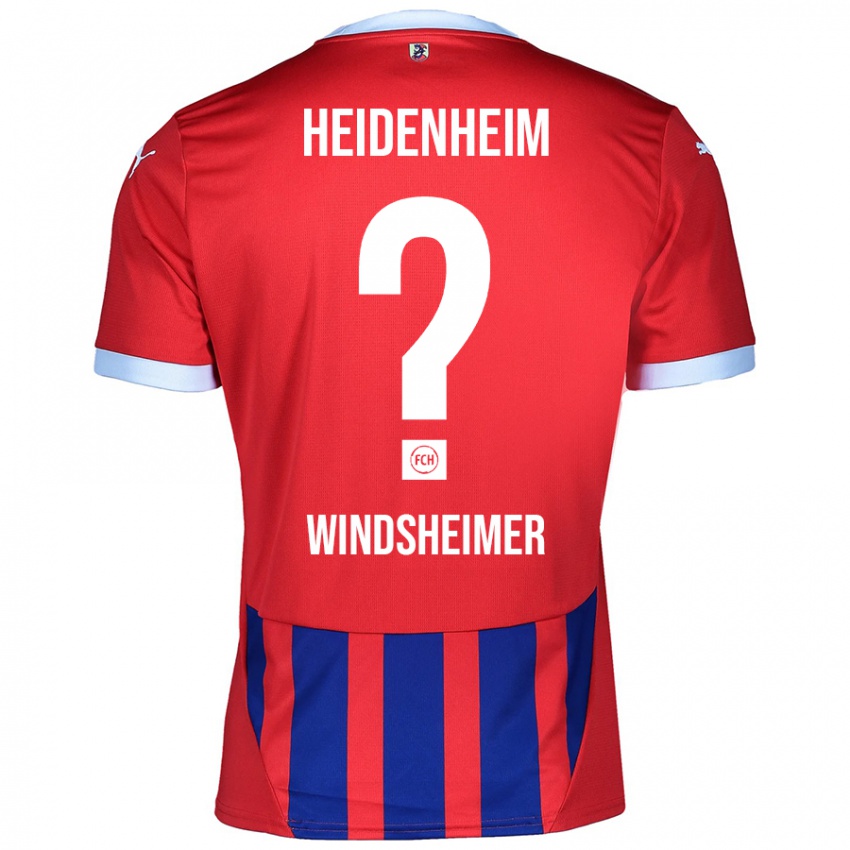 Hombre Camiseta Tim Windsheimer #0 Rojo Azul 1ª Equipación 2024/25 La Camisa Argentina