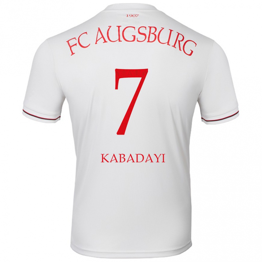 Hombre Camiseta Yusuf Kabadayi #7 Blanco 1ª Equipación 2024/25 La Camisa Argentina