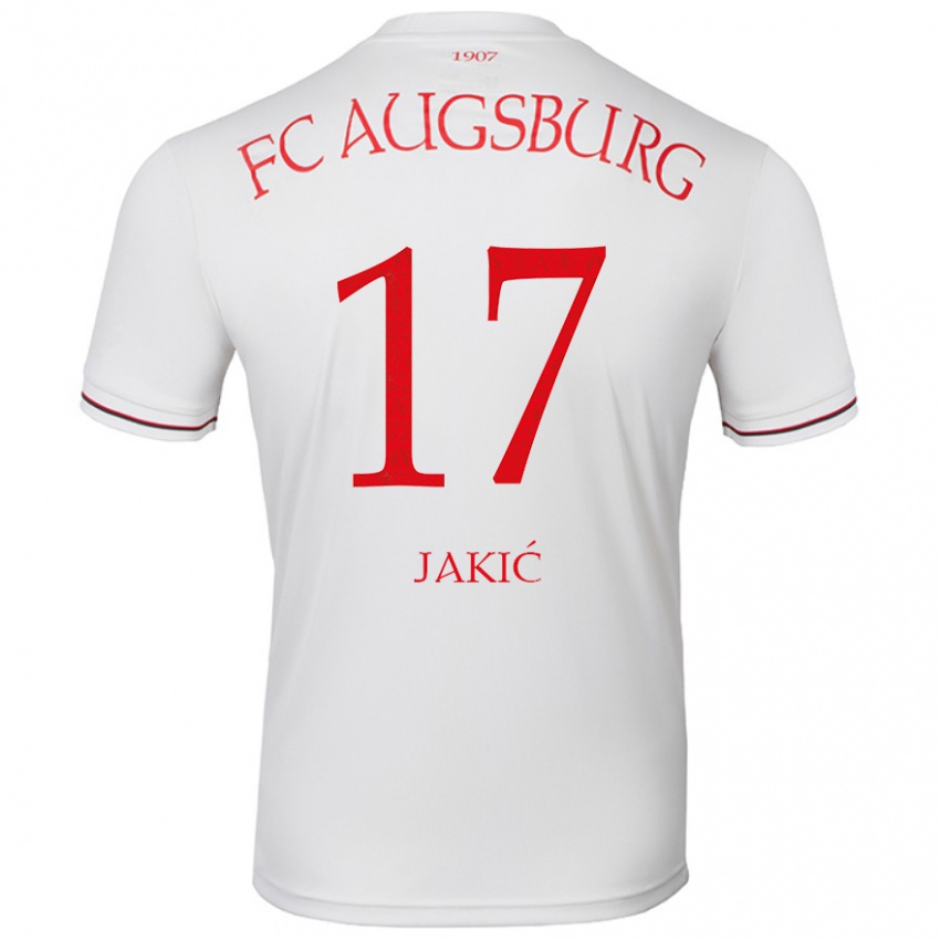 Hombre Camiseta Kristijan Jakic #17 Blanco 1ª Equipación 2024/25 La Camisa Argentina