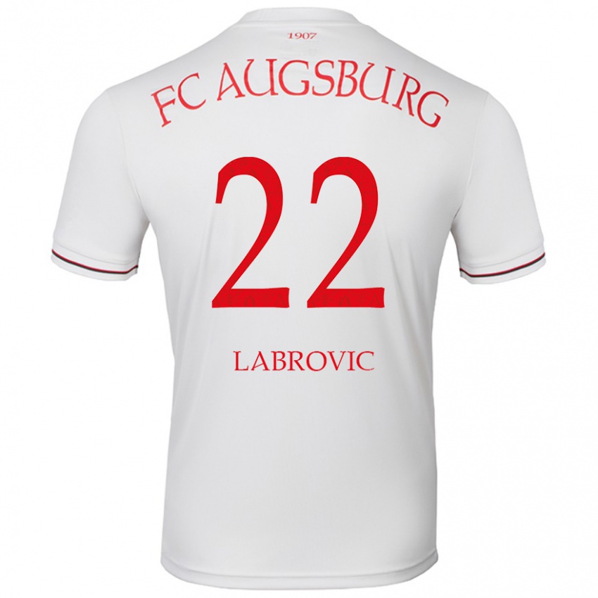 Hombre Camiseta Nediljko Labrovic #22 Blanco 1ª Equipación 2024/25 La Camisa Argentina