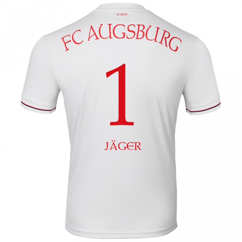 Hombre Camiseta Tobias Jäger #1 Blanco 1ª Equipación 2024/25 La Camisa Argentina