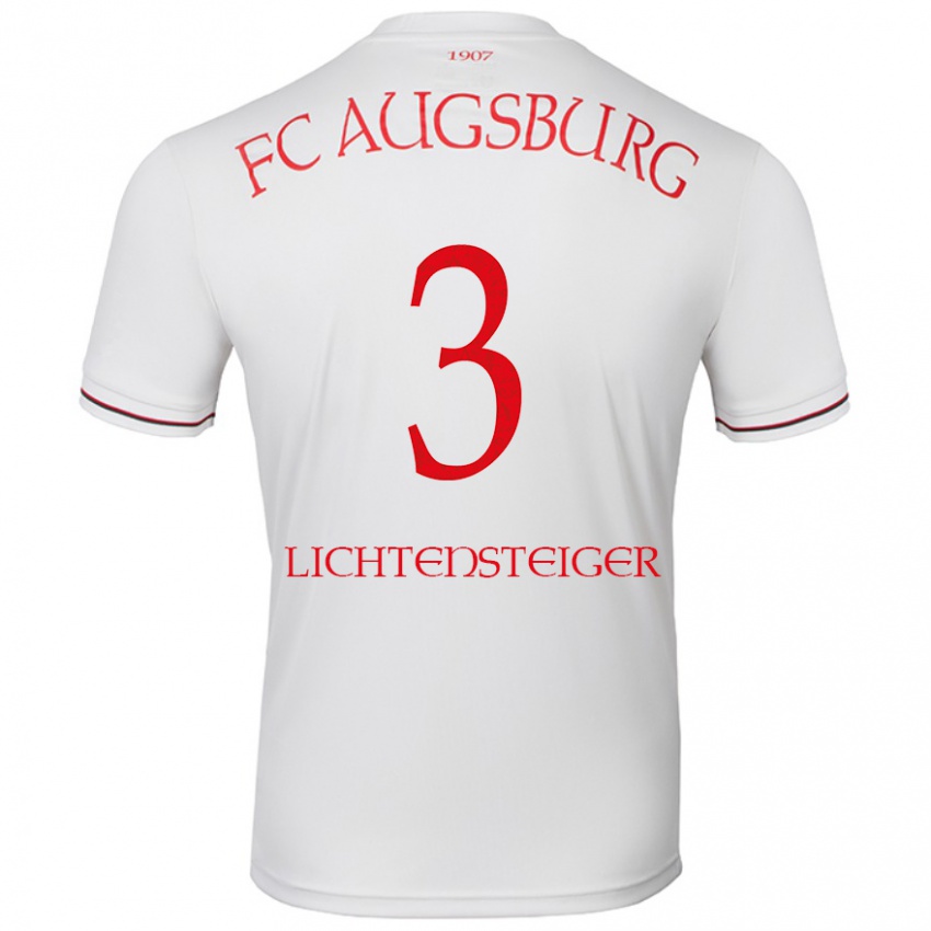 Hombre Camiseta David Lichtensteiger #3 Blanco 1ª Equipación 2024/25 La Camisa Argentina