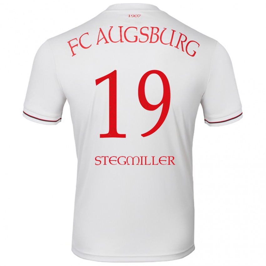 Hombre Camiseta Louis Stegmiller #19 Blanco 1ª Equipación 2024/25 La Camisa Argentina