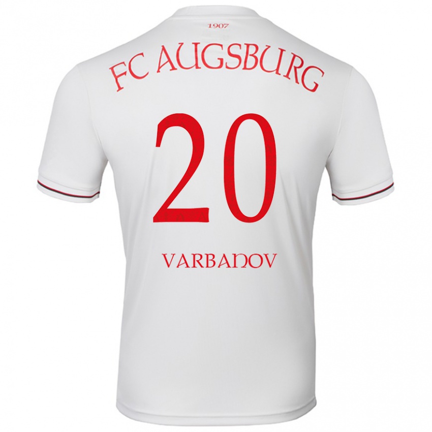 Hombre Camiseta Svetoslav Varbanov #20 Blanco 1ª Equipación 2024/25 La Camisa Argentina