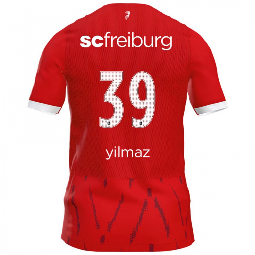 Hombre Camiseta Berkay Yılmaz #39 Rojo 1ª Equipación 2024/25 La Camisa Argentina