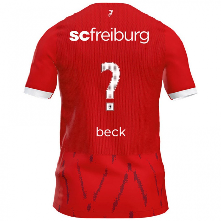 Hombre Camiseta Ruben Beck #0 Rojo 1ª Equipación 2024/25 La Camisa Argentina