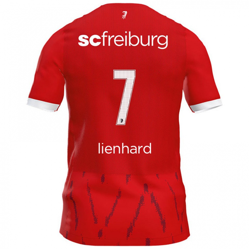 Hombre Camiseta Patrick Lienhard #7 Rojo 1ª Equipación 2024/25 La Camisa Argentina