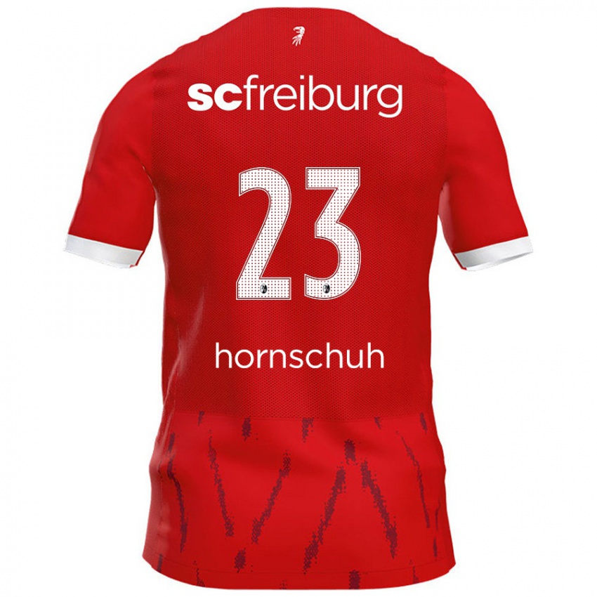 Hombre Camiseta Marc Hornschuh #23 Rojo 1ª Equipación 2024/25 La Camisa Argentina