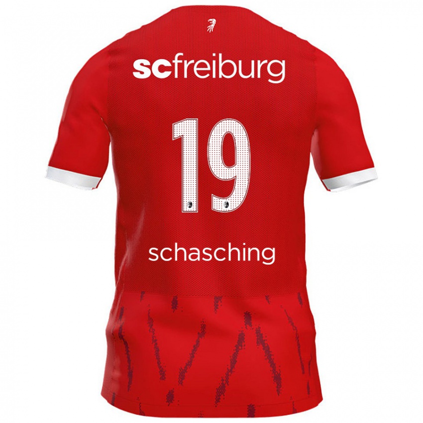 Hombre Camiseta Annabel Schasching #19 Rojo 1ª Equipación 2024/25 La Camisa Argentina