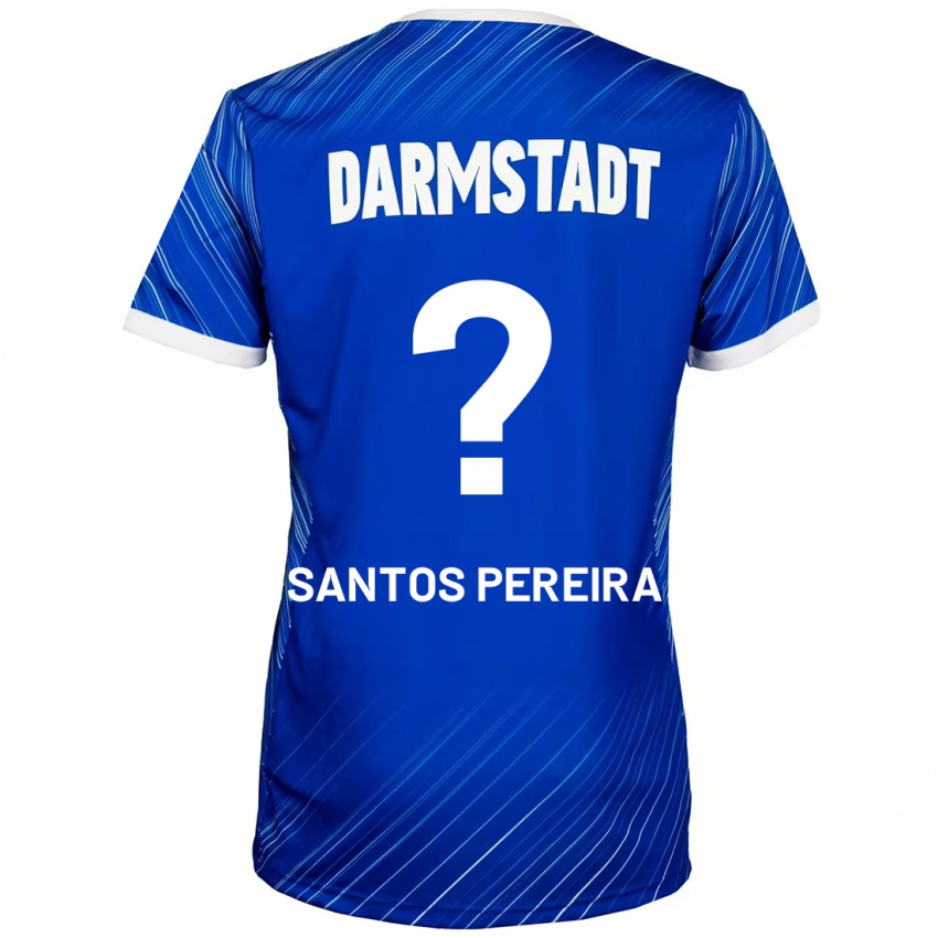 Hombre Camiseta Diogo Dos Santos Pereira #0 Azul Blanco 1ª Equipación 2024/25 La Camisa Argentina