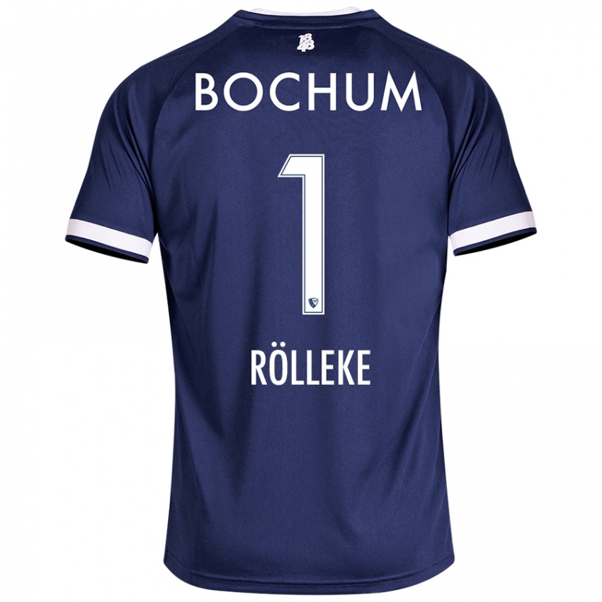 Hombre Camiseta Hugo Rölleke #1 Azul Oscuro 1ª Equipación 2024/25 La Camisa Argentina