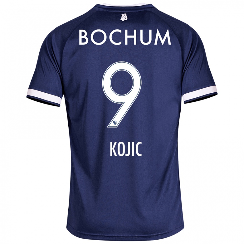 Hombre Camiseta Semin Kojic #9 Azul Oscuro 1ª Equipación 2024/25 La Camisa Argentina