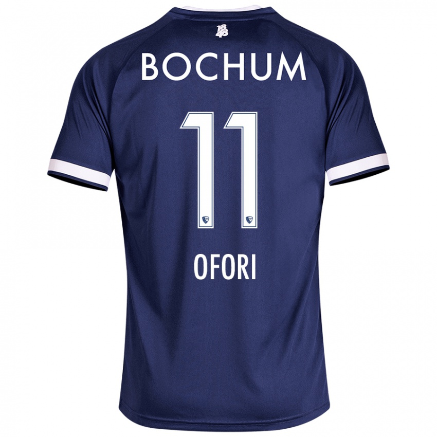 Hombre Camiseta Obed Ofori #11 Azul Oscuro 1ª Equipación 2024/25 La Camisa Argentina