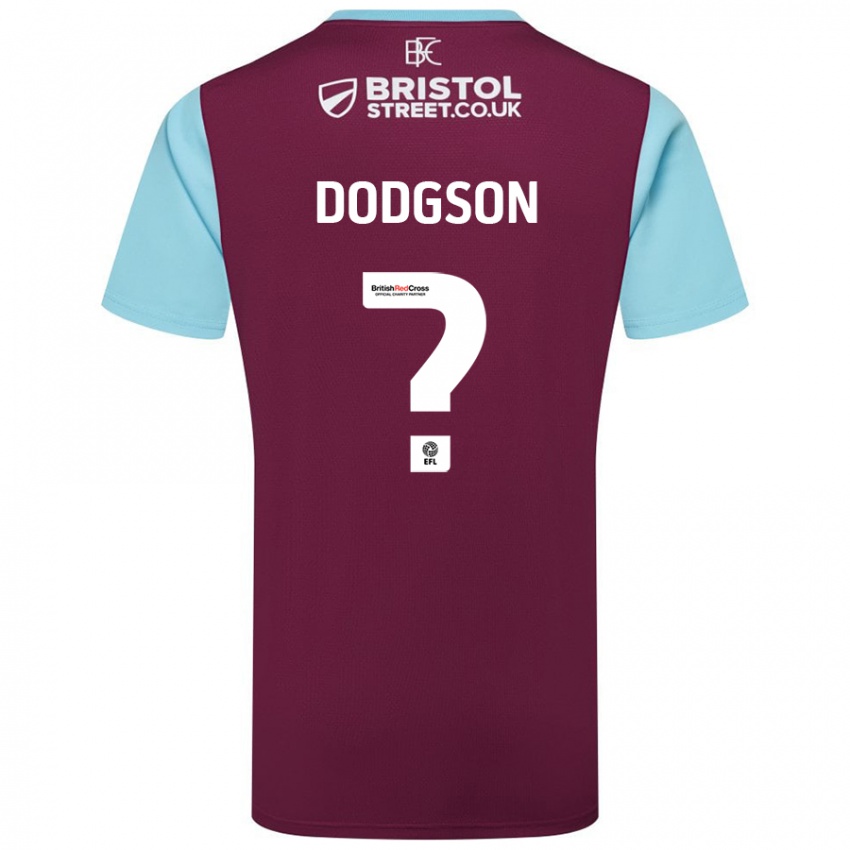 Hombre Camiseta Owen Dodgson #0 Borgoña Azul Cielo 1ª Equipación 2024/25 La Camisa Argentina