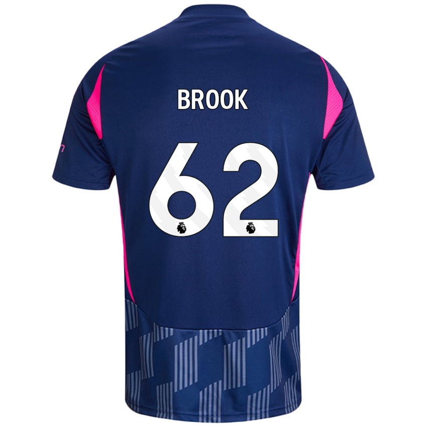 Hombre Camiseta Will Brook #62 Azul Real Rosa 2ª Equipación 2024/25 La Camisa Argentina