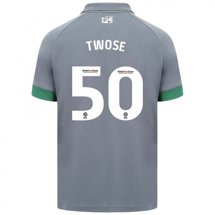 Hombre Camiseta Cody Twose #50 Gris Oscuro 2ª Equipación 2024/25 La Camisa Argentina