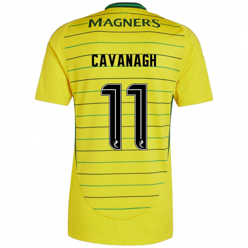 Hombre Camiseta Colette Cavanagh #11 Amarillo 2ª Equipación 2024/25 La Camisa Argentina