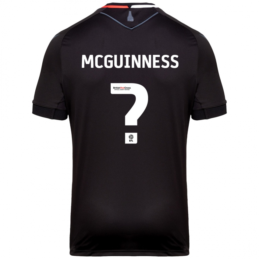 Hombre Camiseta Dara Mcguinness #0 Negro 2ª Equipación 2024/25 La Camisa Argentina