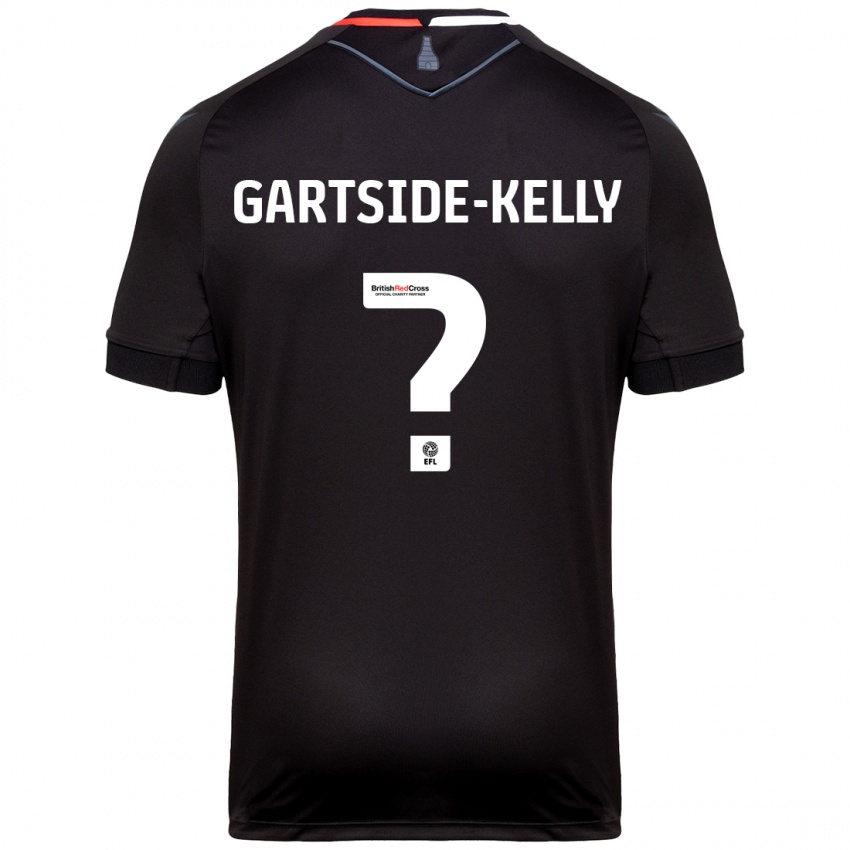 Hombre Camiseta Gabriel Gartside-Kelly #0 Negro 2ª Equipación 2024/25 La Camisa Argentina