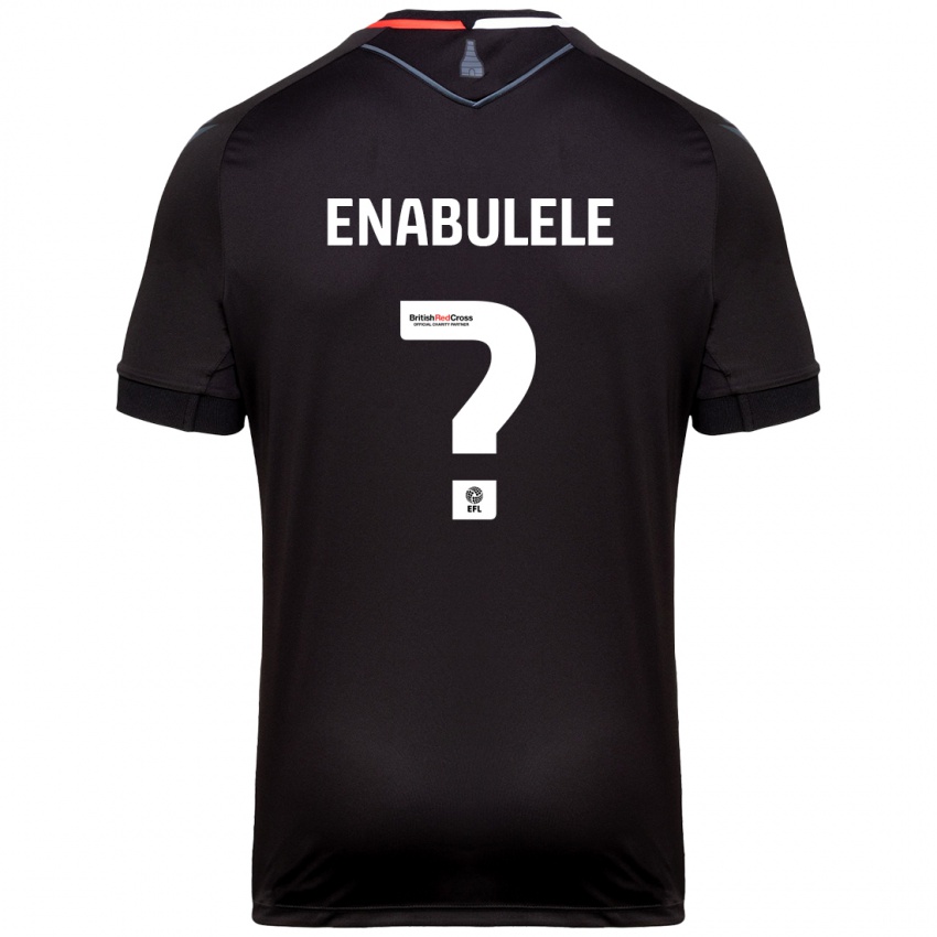 Hombre Camiseta Oghosaiwi Enabulele #0 Negro 2ª Equipación 2024/25 La Camisa Argentina