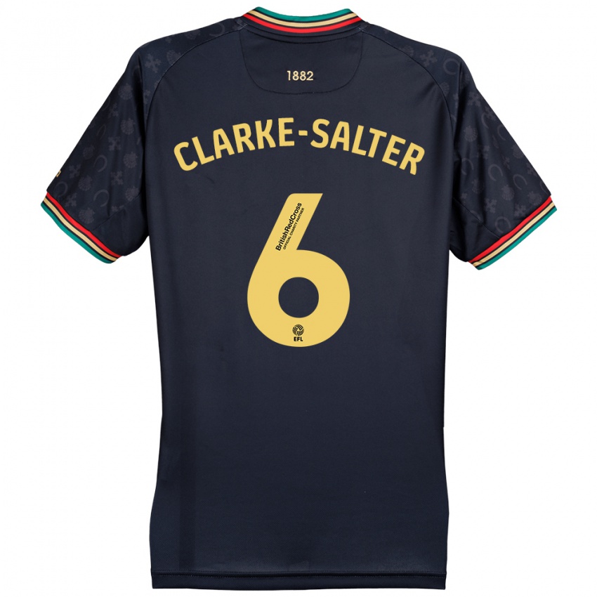 Hombre Camiseta Jake Clarke-Salter #6 Azul Marino Oscuro 2ª Equipación 2024/25 La Camisa Argentina