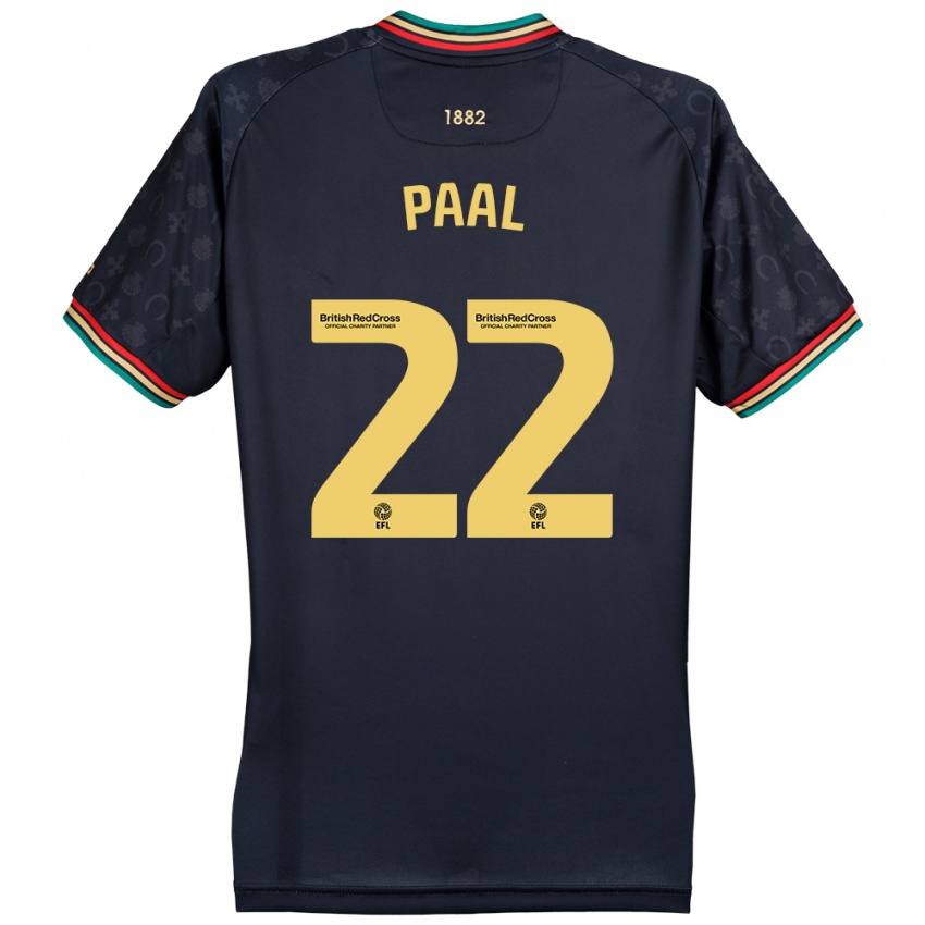 Hombre Camiseta Kenneth Paal #22 Azul Marino Oscuro 2ª Equipación 2024/25 La Camisa Argentina