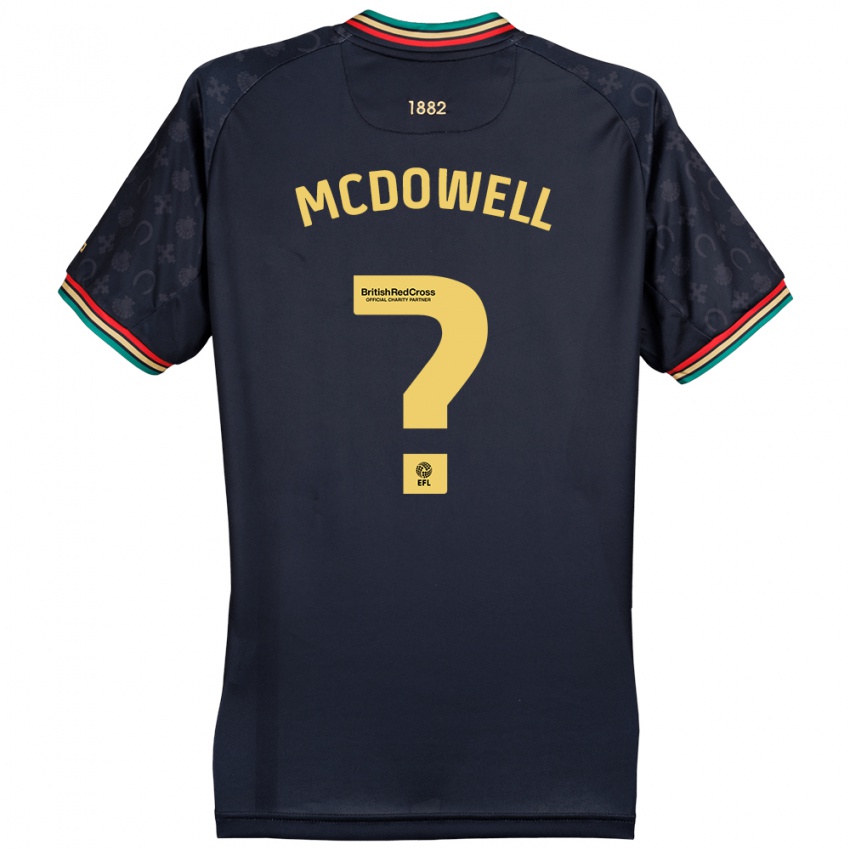 Hombre Camiseta Jack Mcdowell #0 Azul Marino Oscuro 2ª Equipación 2024/25 La Camisa Argentina