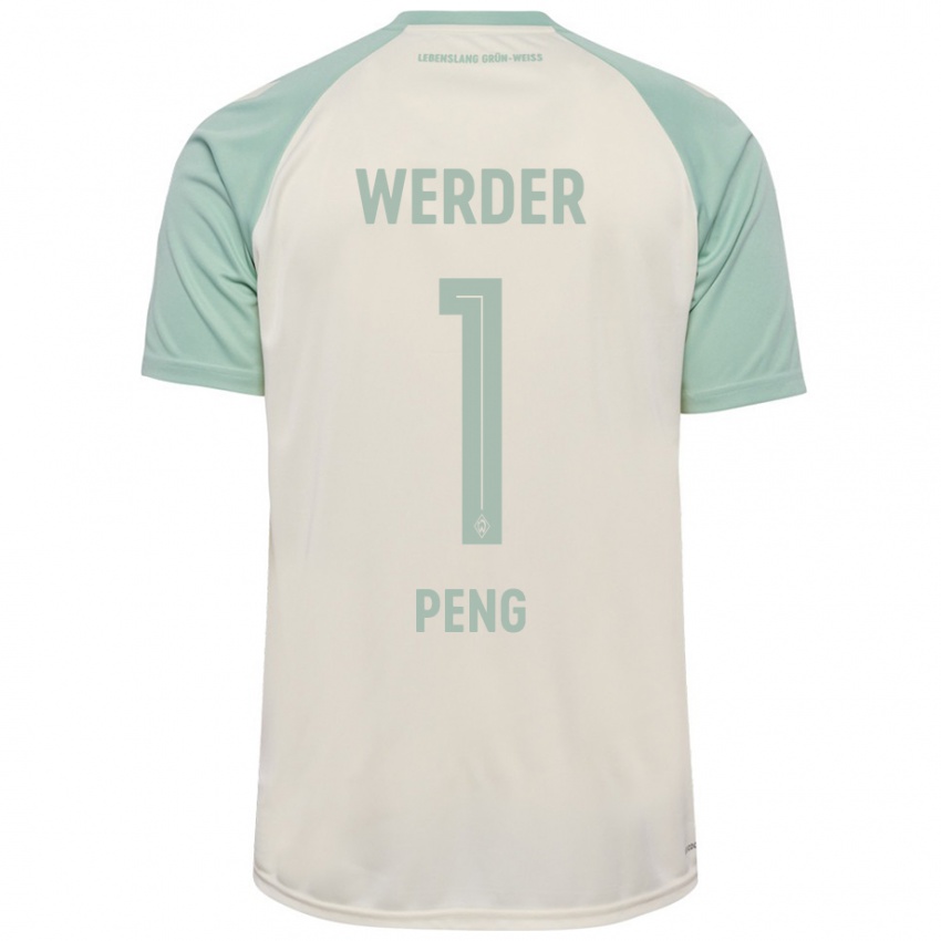 Hombre Camiseta Livia Peng #1 Blanquecino Verde Claro 2ª Equipación 2024/25 La Camisa Argentina