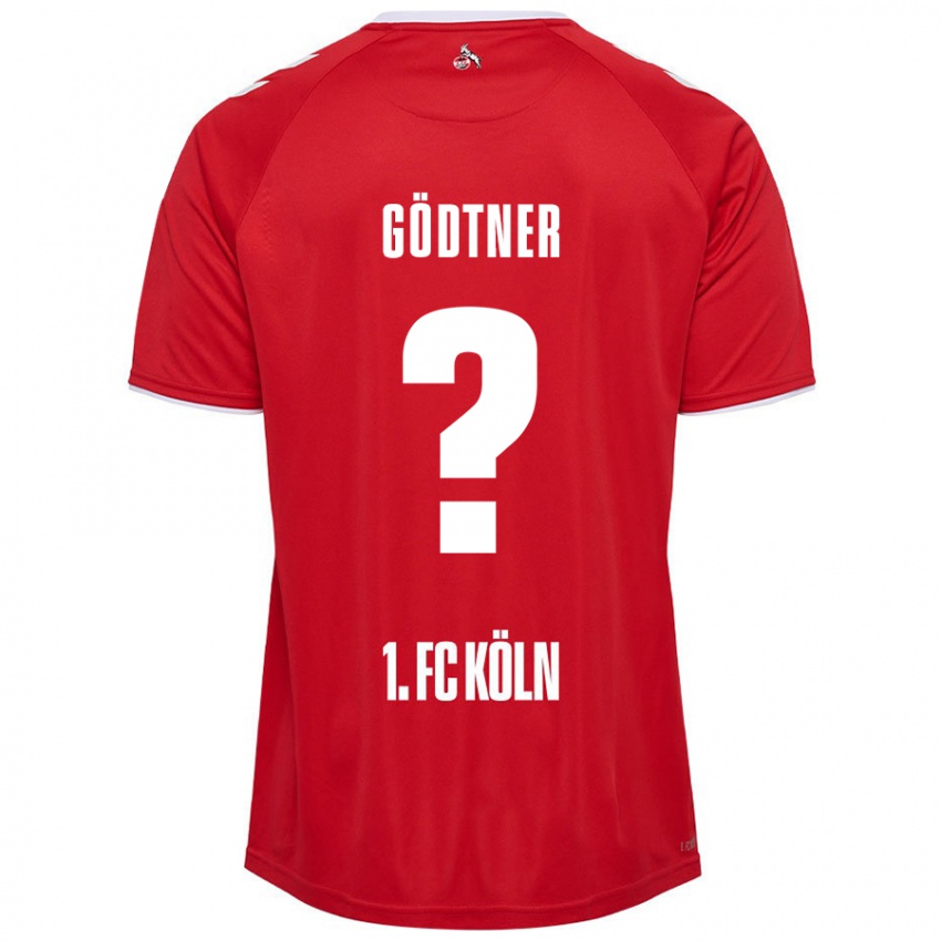 Hombre Camiseta Matteo Gödtner #0 Rojo Blanco 2ª Equipación 2024/25 La Camisa Argentina